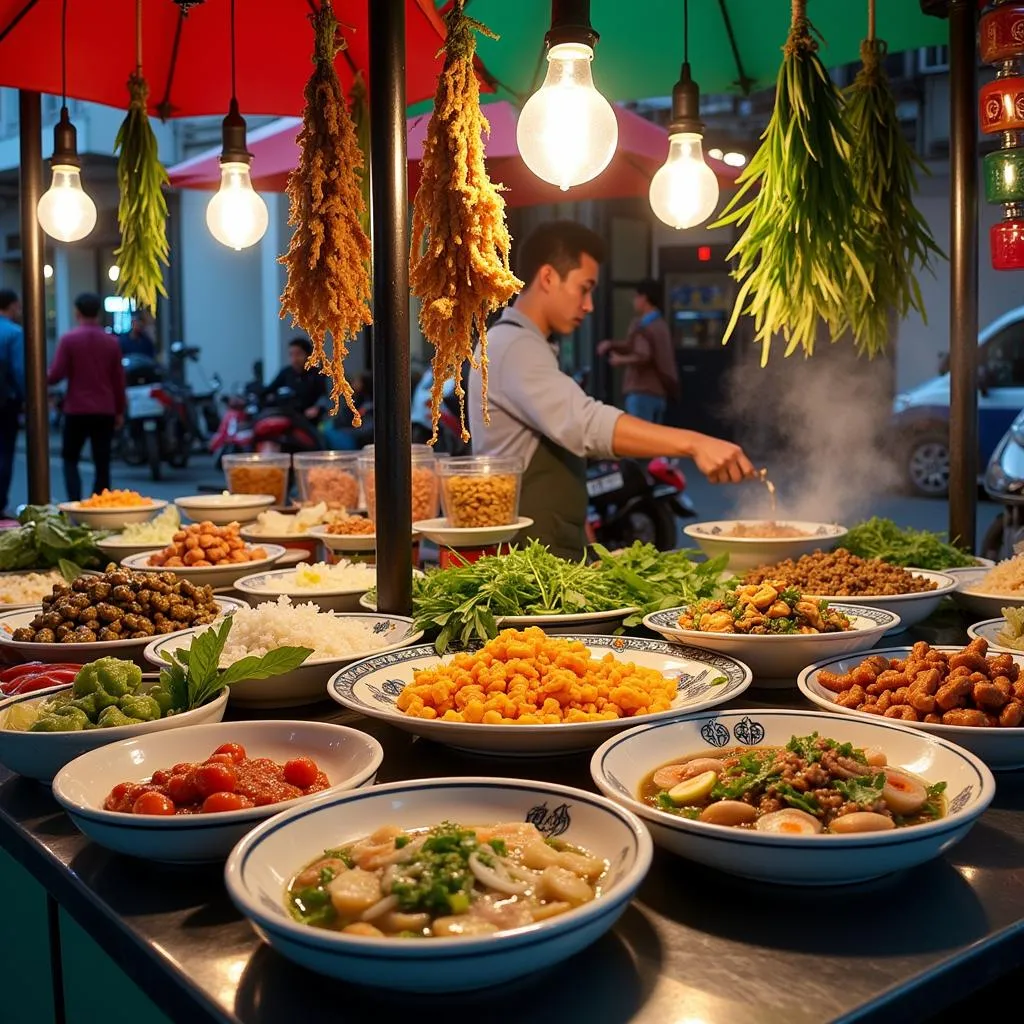 Delicious Street Food in Hanoi