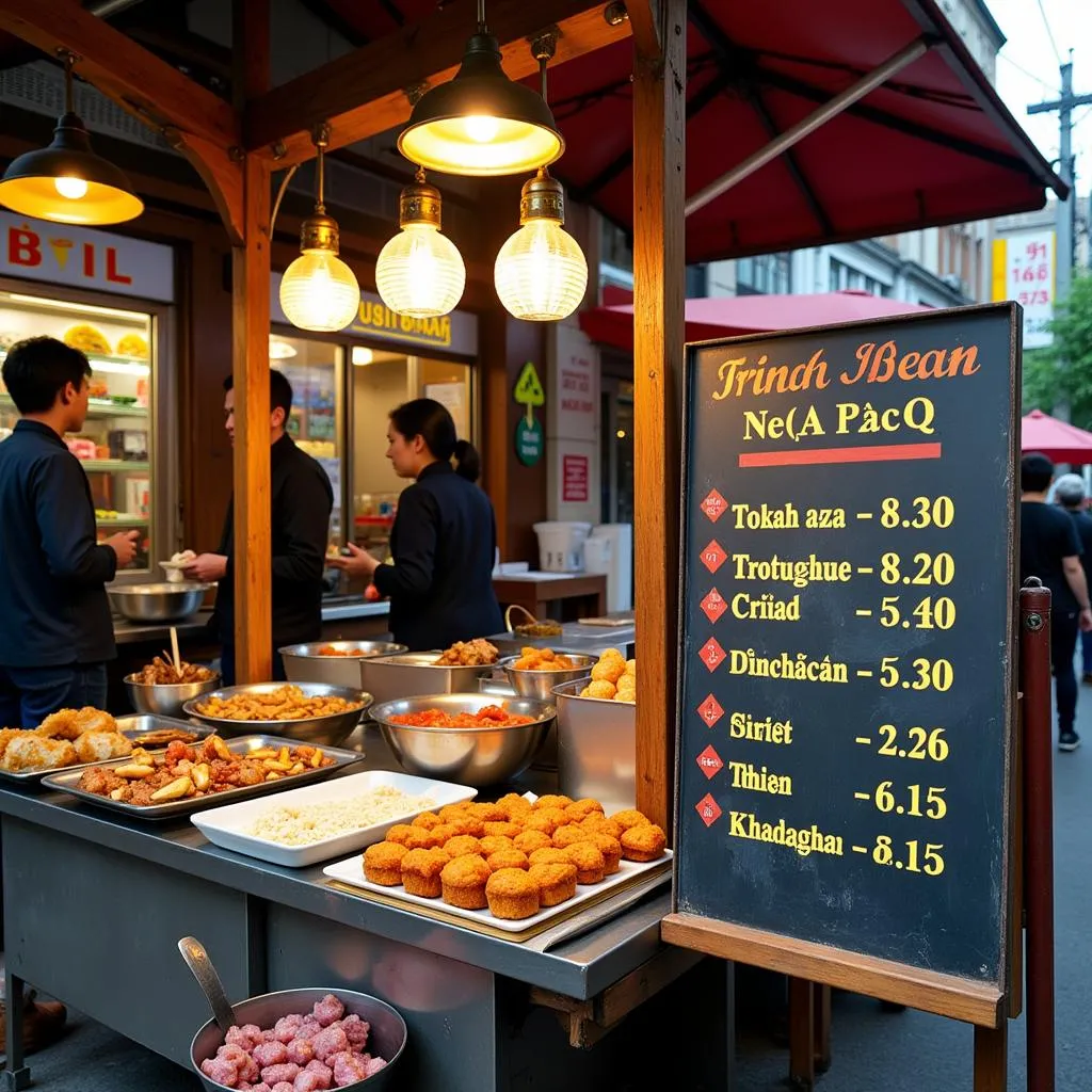 Hanoi Street Food Stall Set Menu