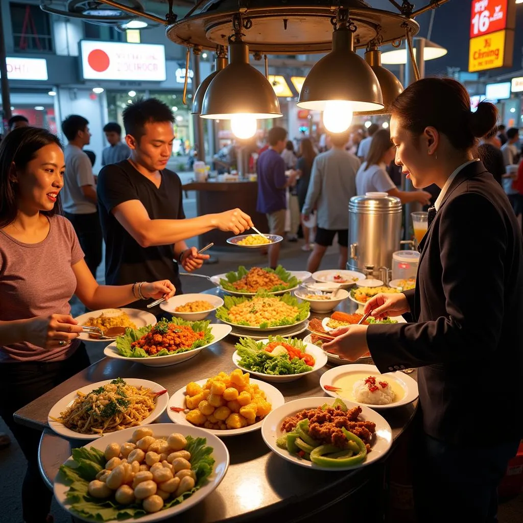 Street food vendor in Hanoi