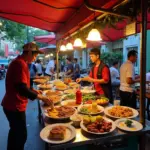 Hanoi street food vendors