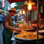 Hanoi street food vendors