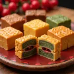 Variety of Hanoi thousand-layer mooncakes