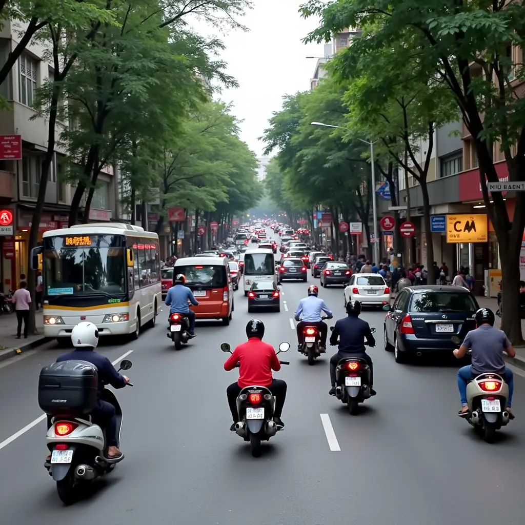 Navigating Hanoi Traffic