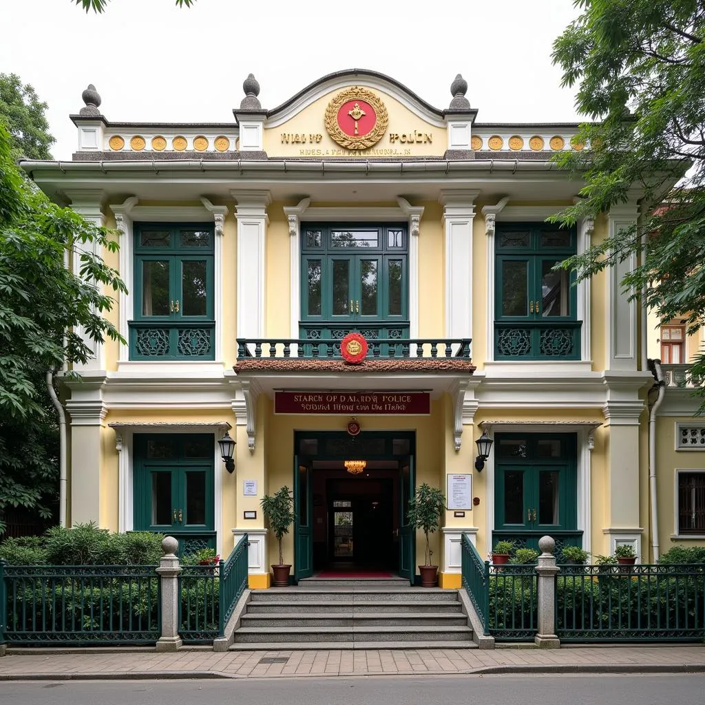 Hanoi Ward Police Station Exterior