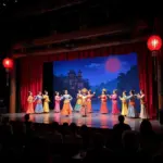 Traditional Vietnamese water puppet show in Hanoi