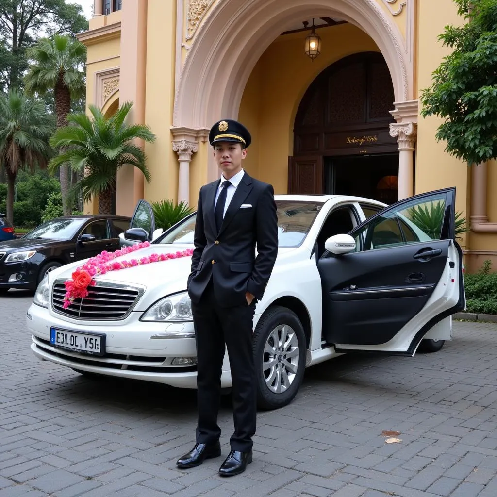 Hanoi wedding car rental with driver