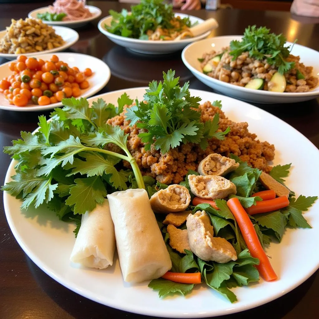 Vietnamese food with focus on healthy choices