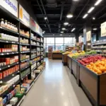 Icelandic supermarket interior