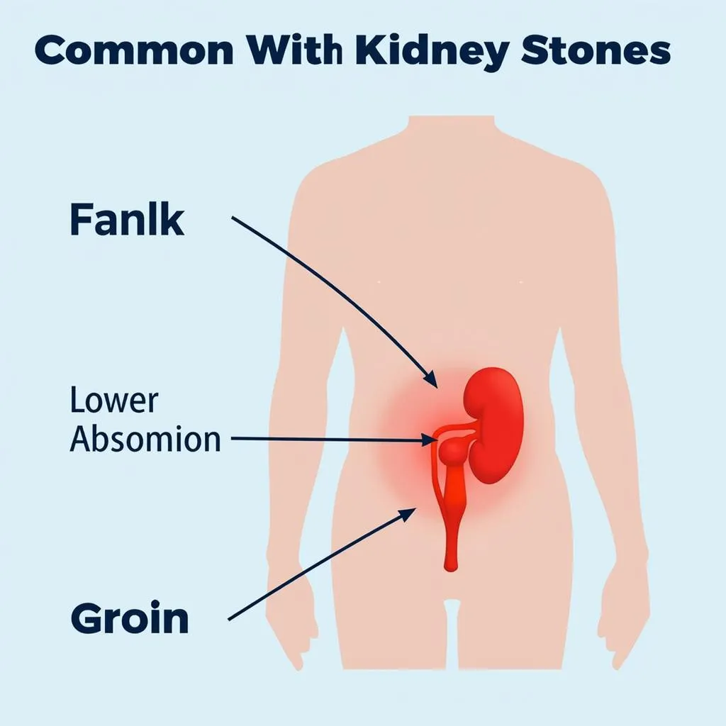 Kidney Stone Pain Locations