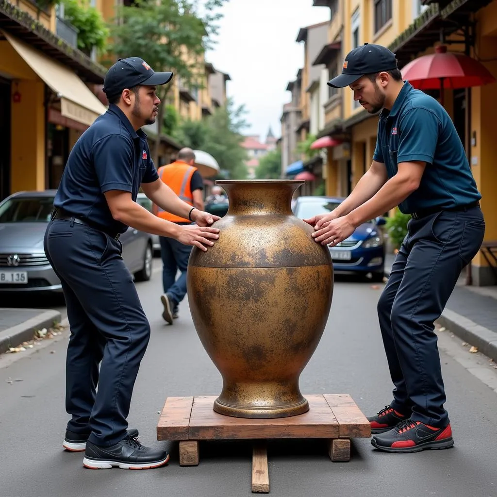 Antique Transport in Hanoi with Lifting Services