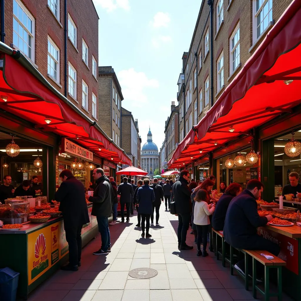 London Food Market Street Food Scene