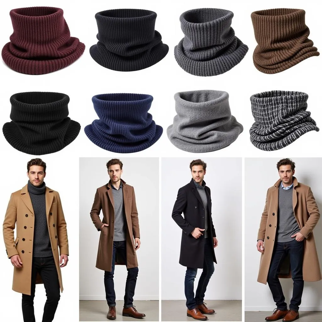 Men's Cowl Neck Scarf Styles