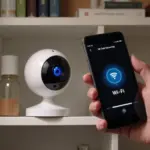 Mi Home Security Camera 360 connecting to Wi-Fi