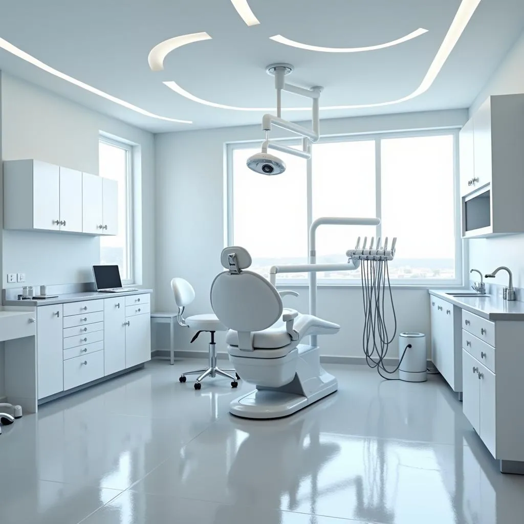 Modern dental clinic with advanced equipment