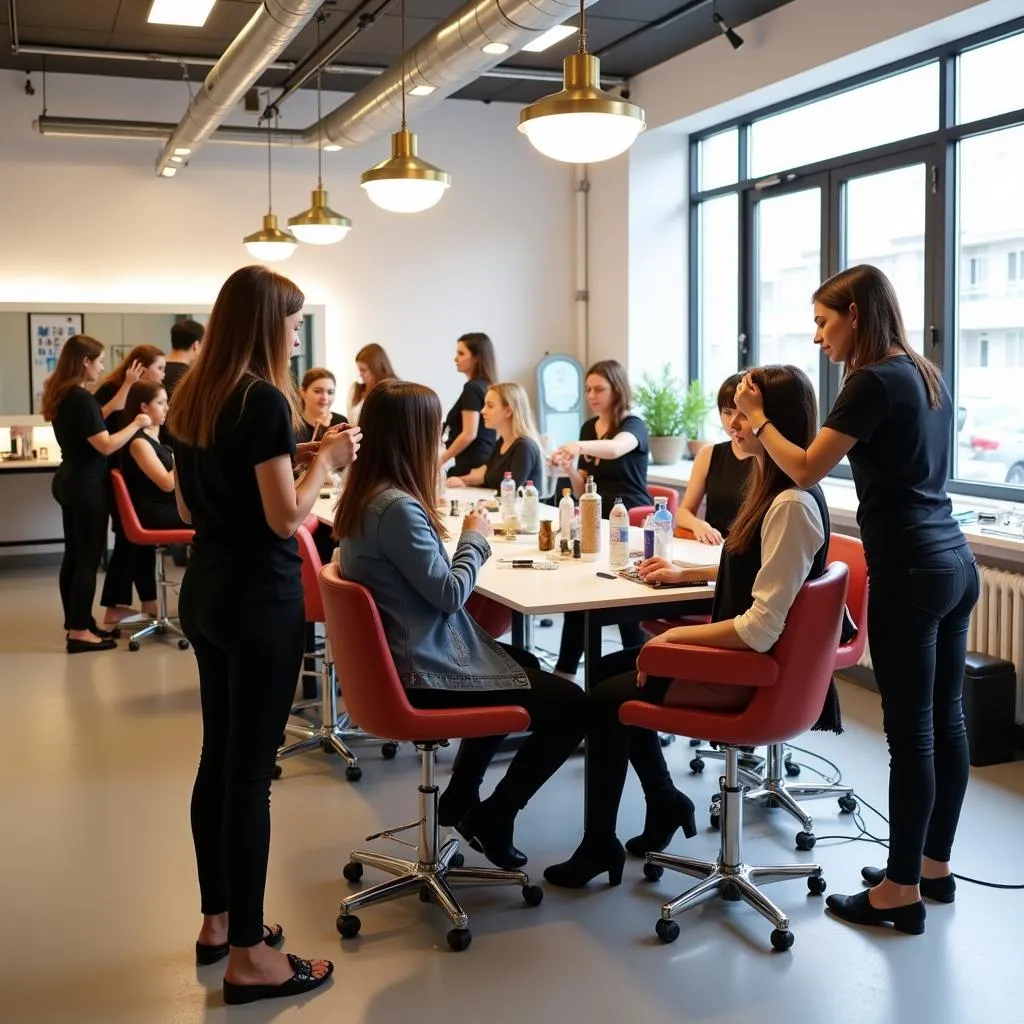 Modern Hairdressing School in Hoan Kiem District