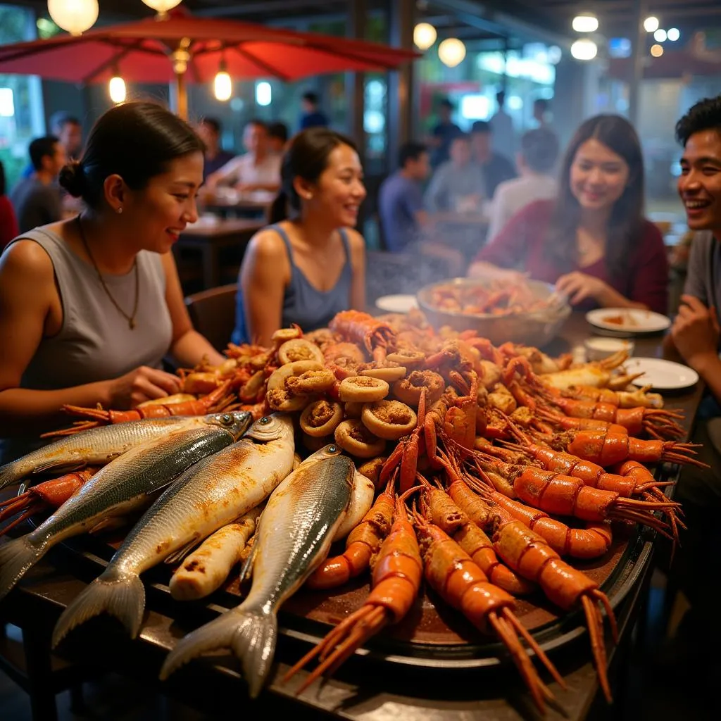 Grilled Seafood in Mui Ne