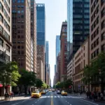 New York City street view