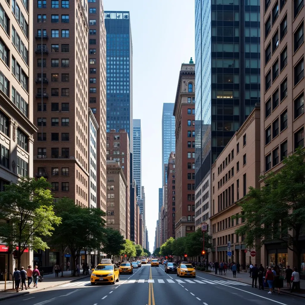 New York City street view