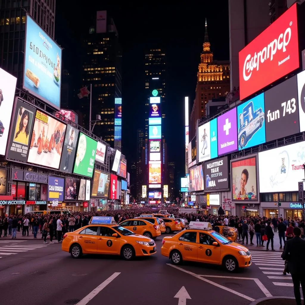 New York City Times Square at night