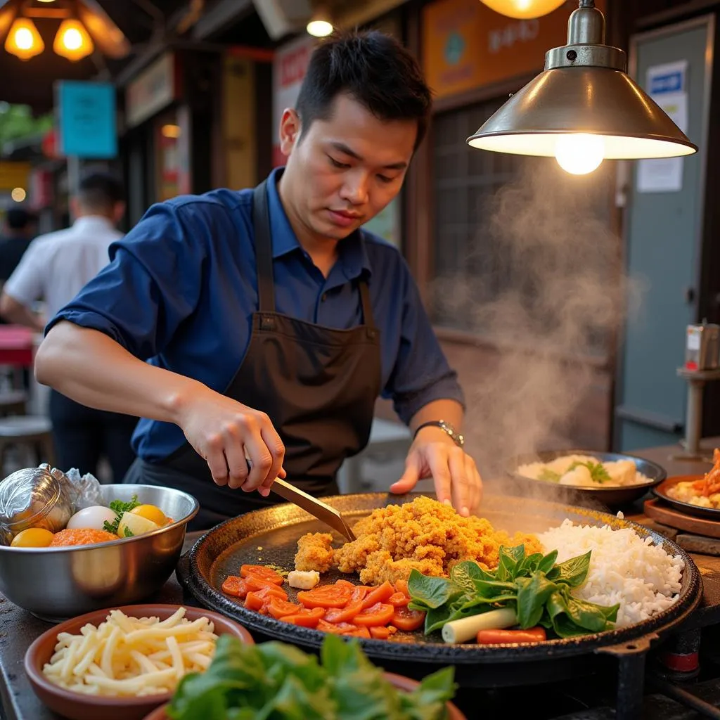 Street Food Vendor in Nha Trang