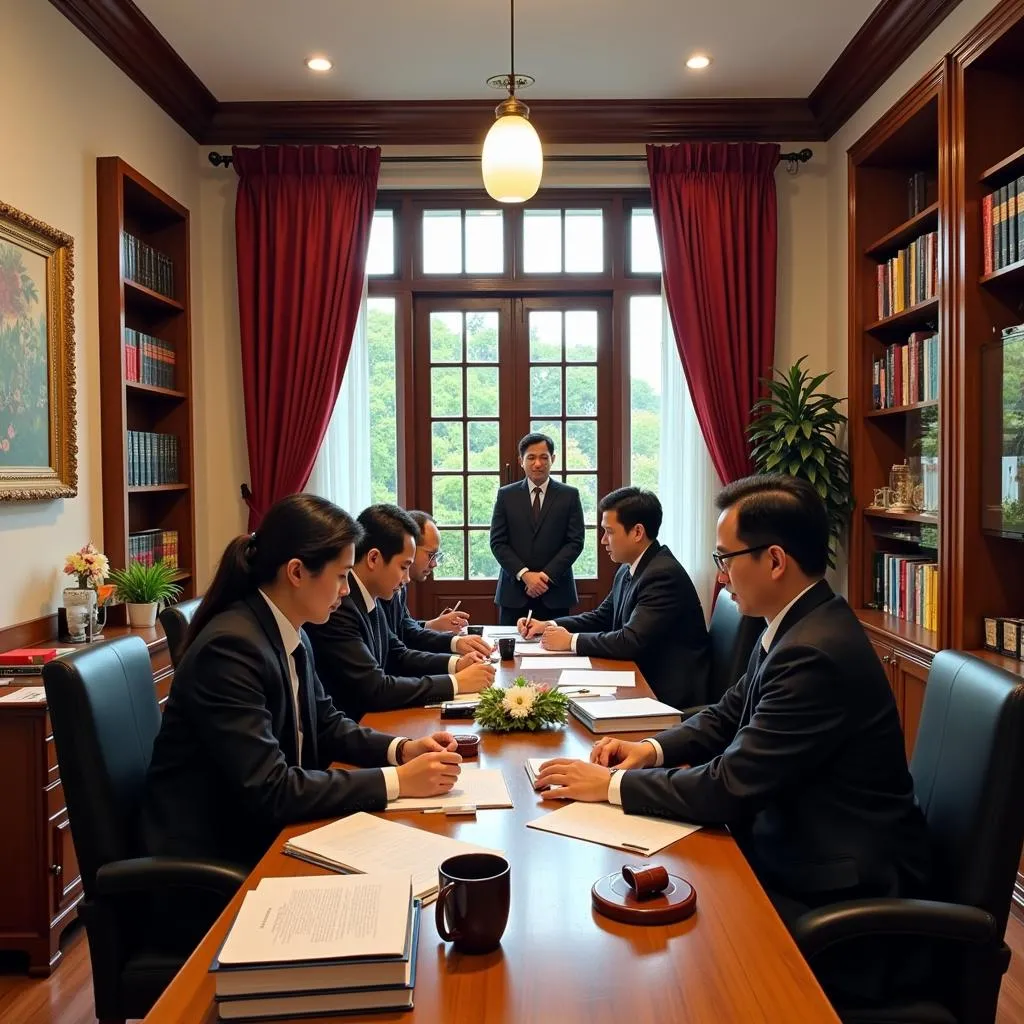 Notary public office in Hanoi