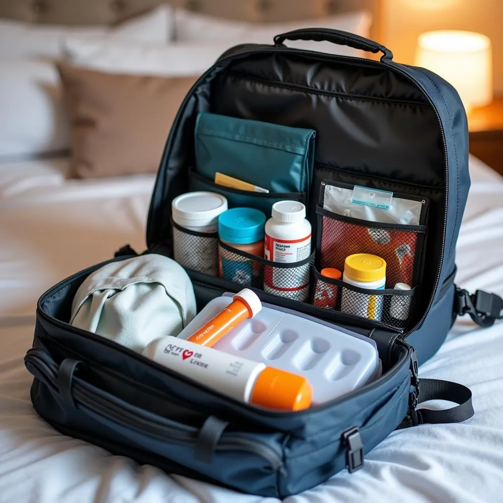 Packing medications for travel