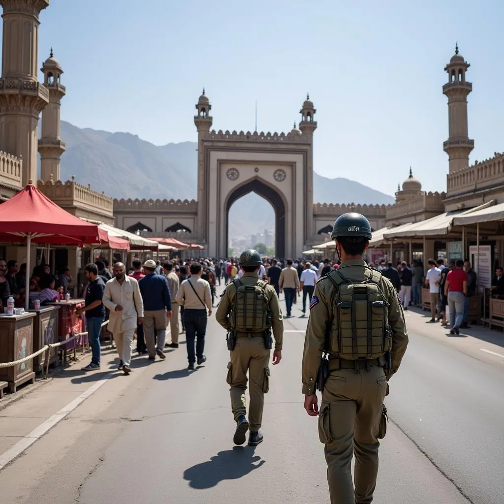 Pakistan Security Forces Patrolling