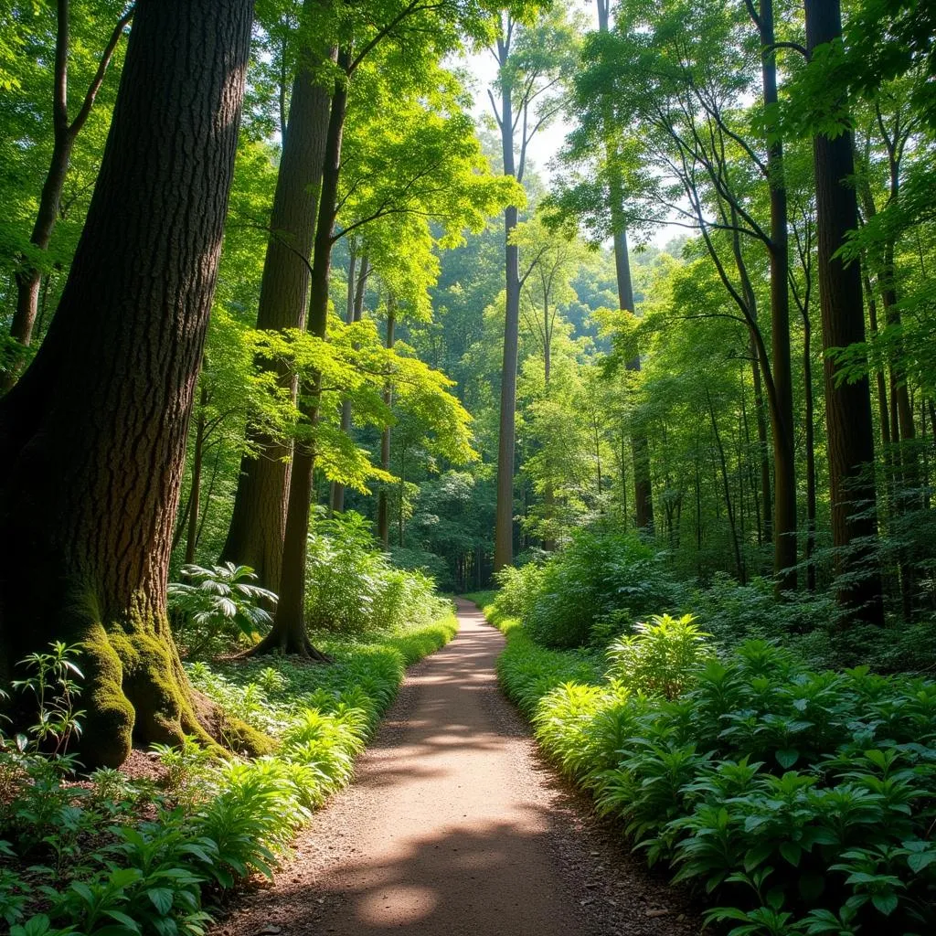 Hiking trail in Panama