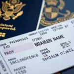 Passport and Airline Ticket Discrepancy