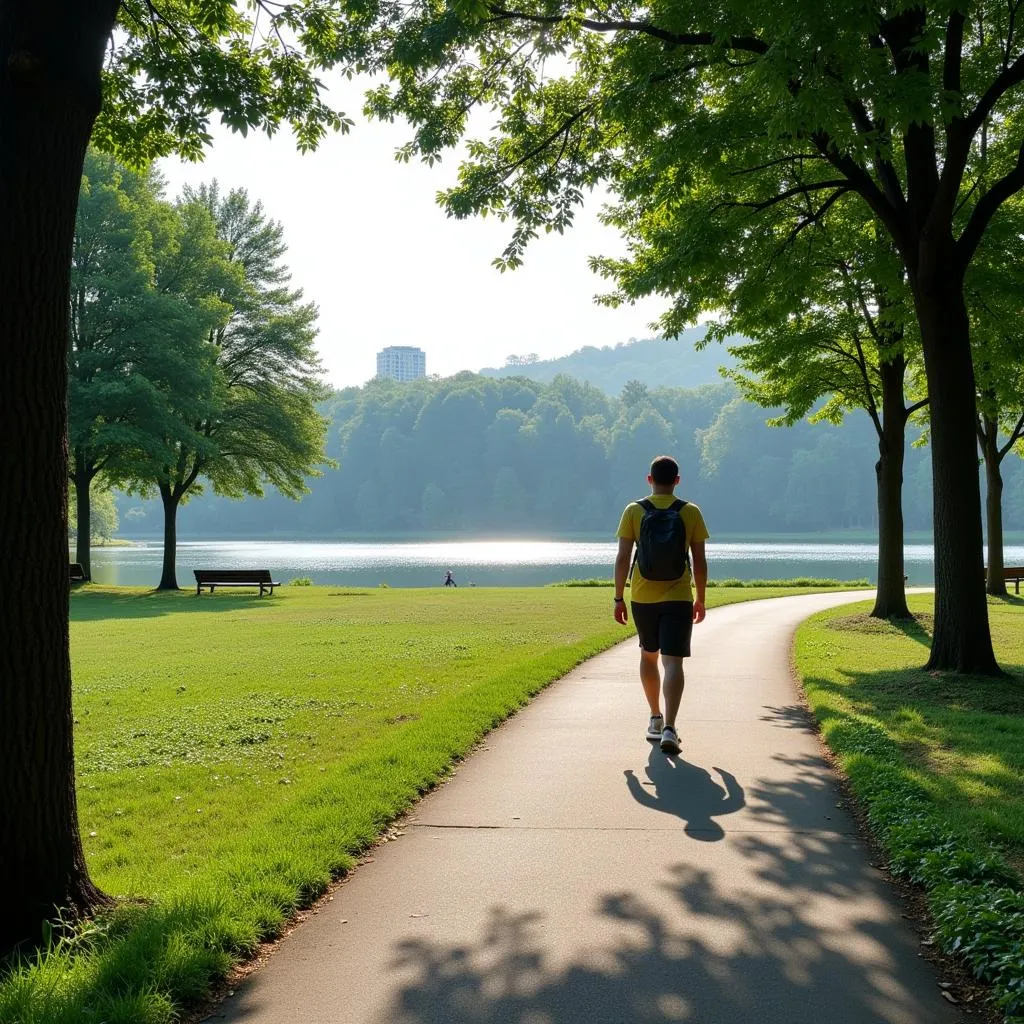 A serene walk around West Lake, Hanoi