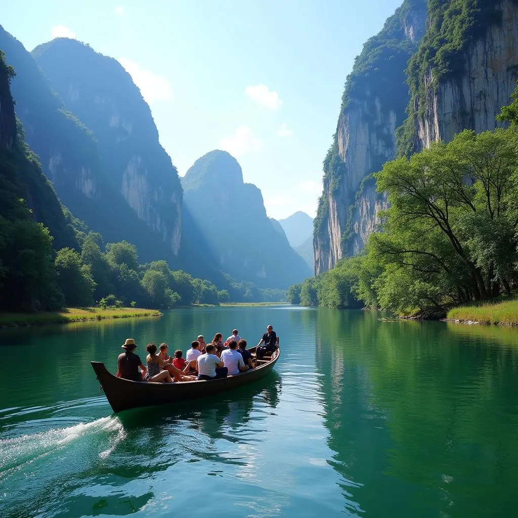 Scenic Boat Ride to Perfume Pagoda