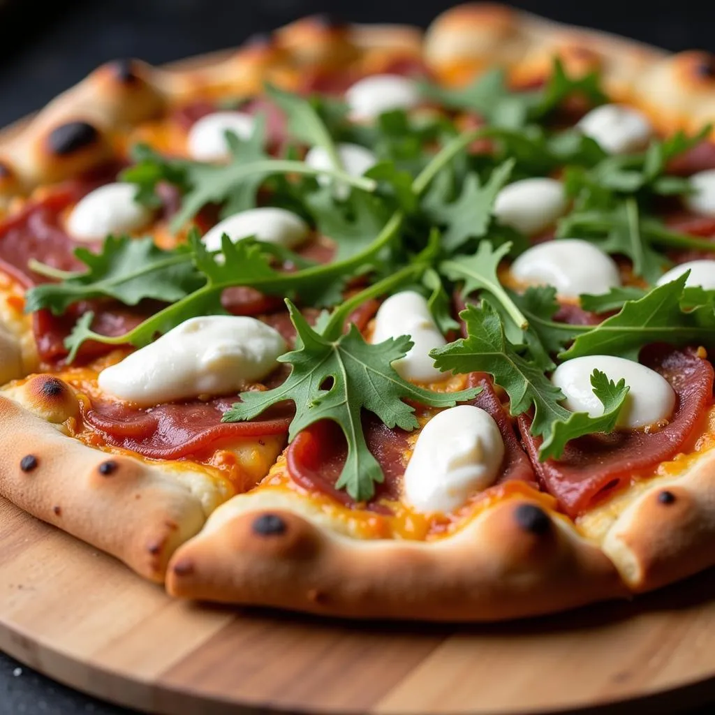 Pizza 4P's Burrata Parma Ham pizza