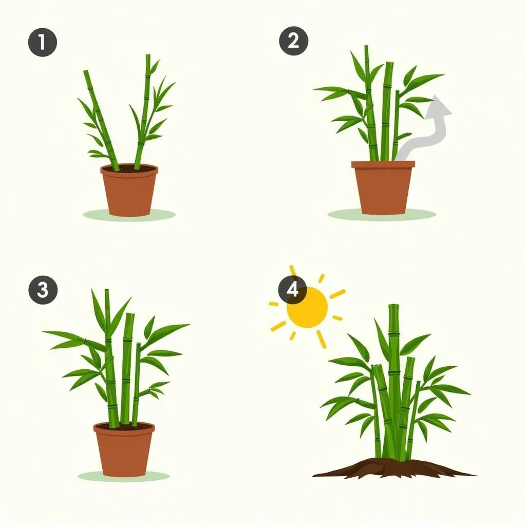 Planting Lucky Bamboo: Steps Illustrated