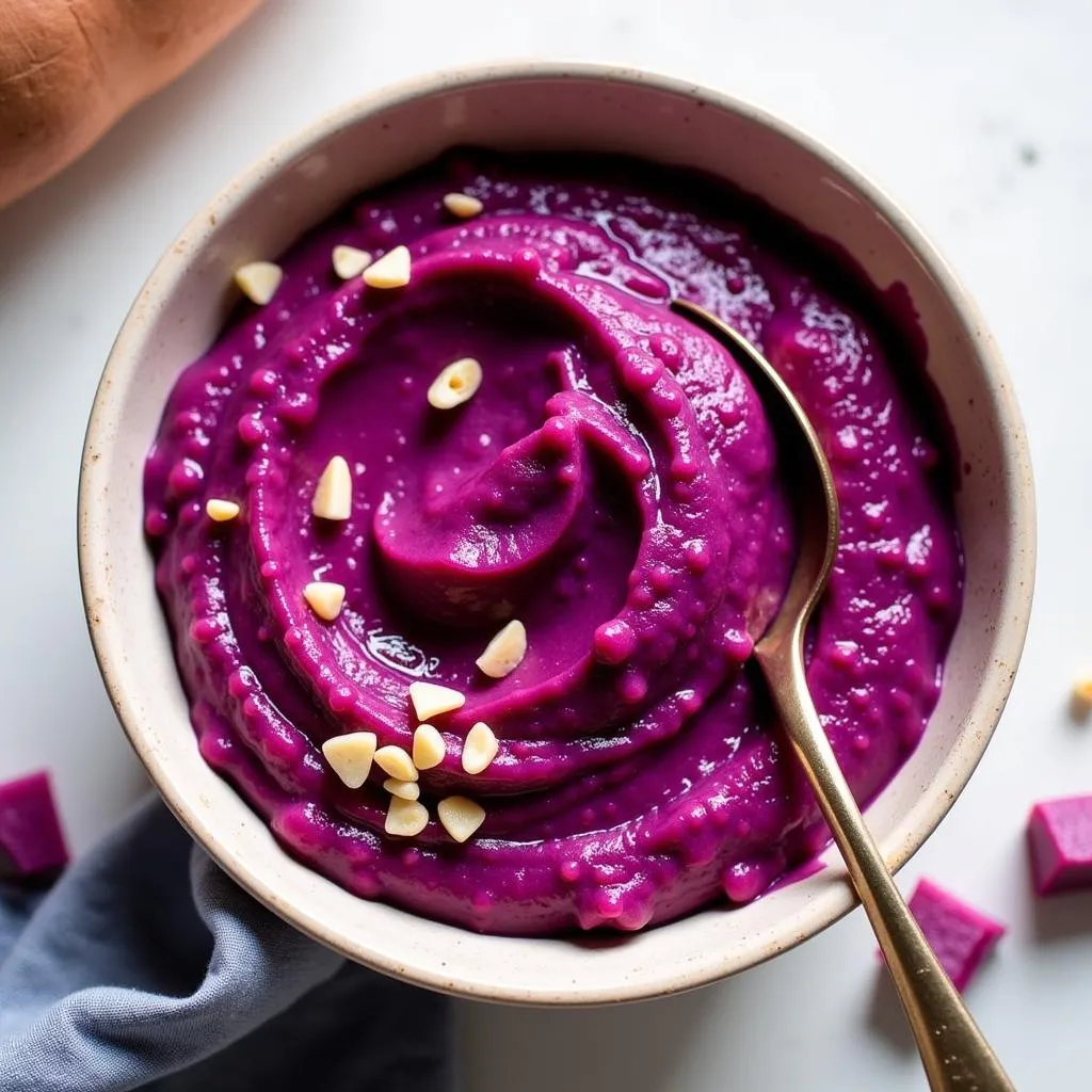 Purple sweet potato baby food