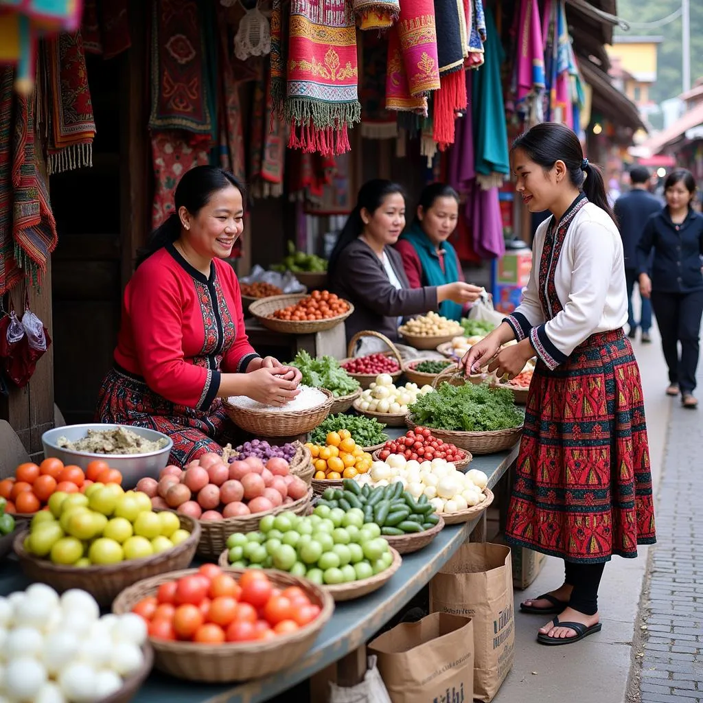 Sapa Town Market