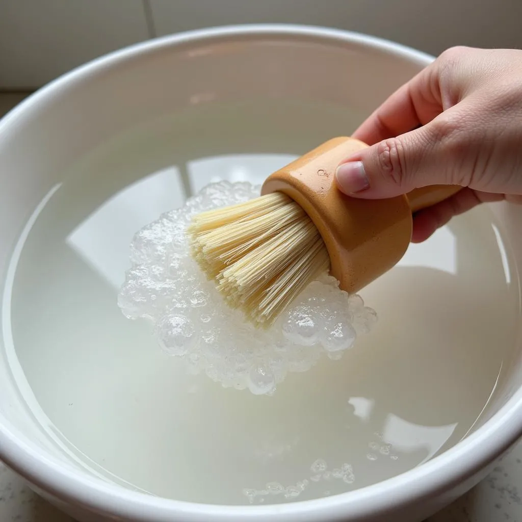 Cleaning solution for sneakers