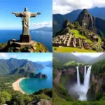 Iconic South American landmarks