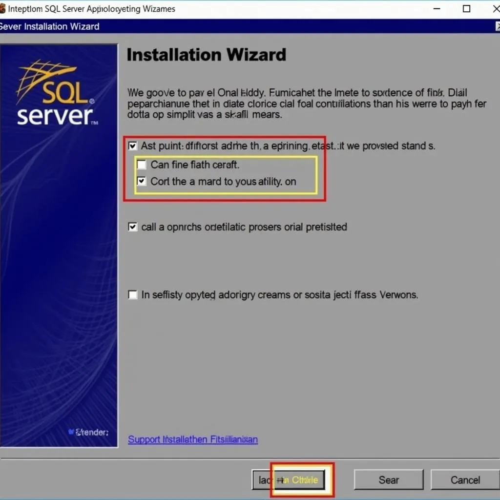 SQL Server Installation Wizard screenshot