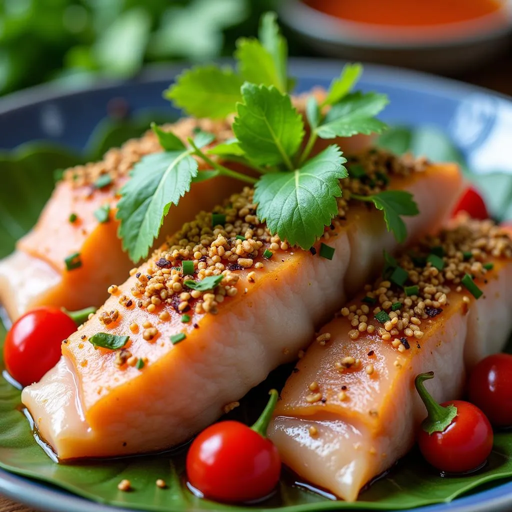 Thai Raw Fish Salad with Herbs