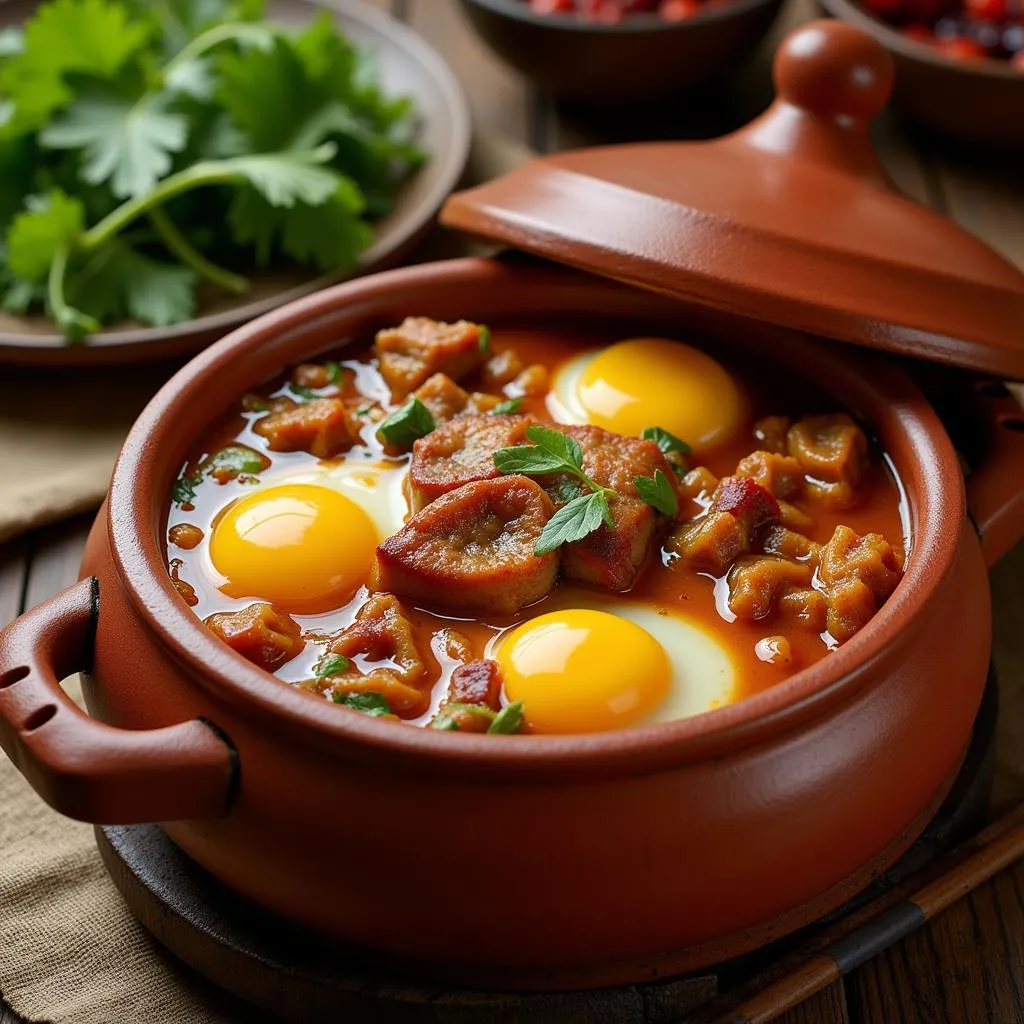 Vietnamese Braised Pork with Eggs (Thit Kho Tau)