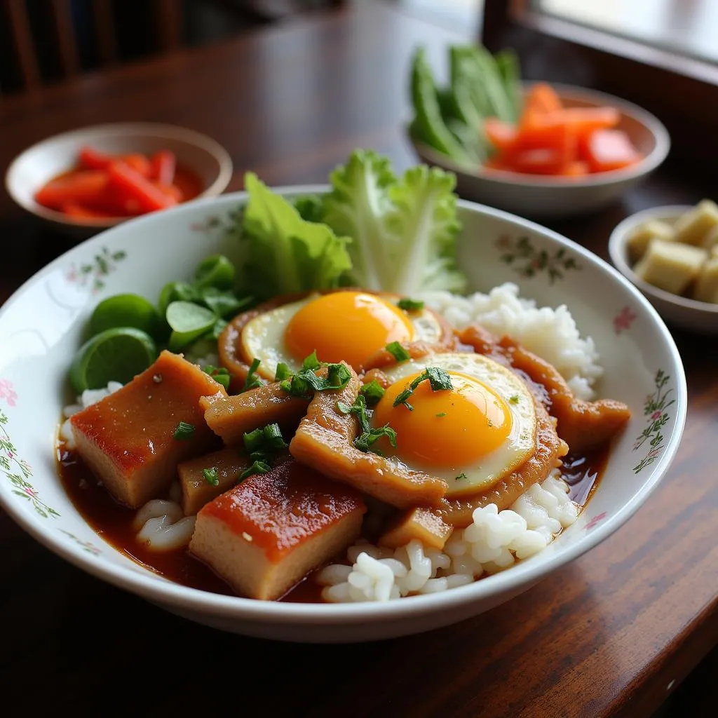 Thit Kho Tau with Pickled Vegetables