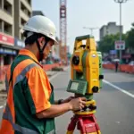 Topcon ES-105 in action