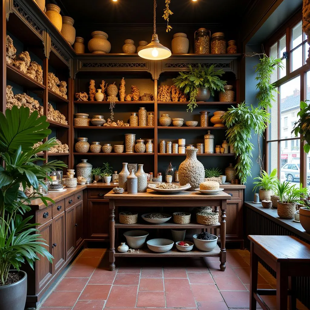 A traditional Vietnamese medicine shop in Ho Chi Minh City