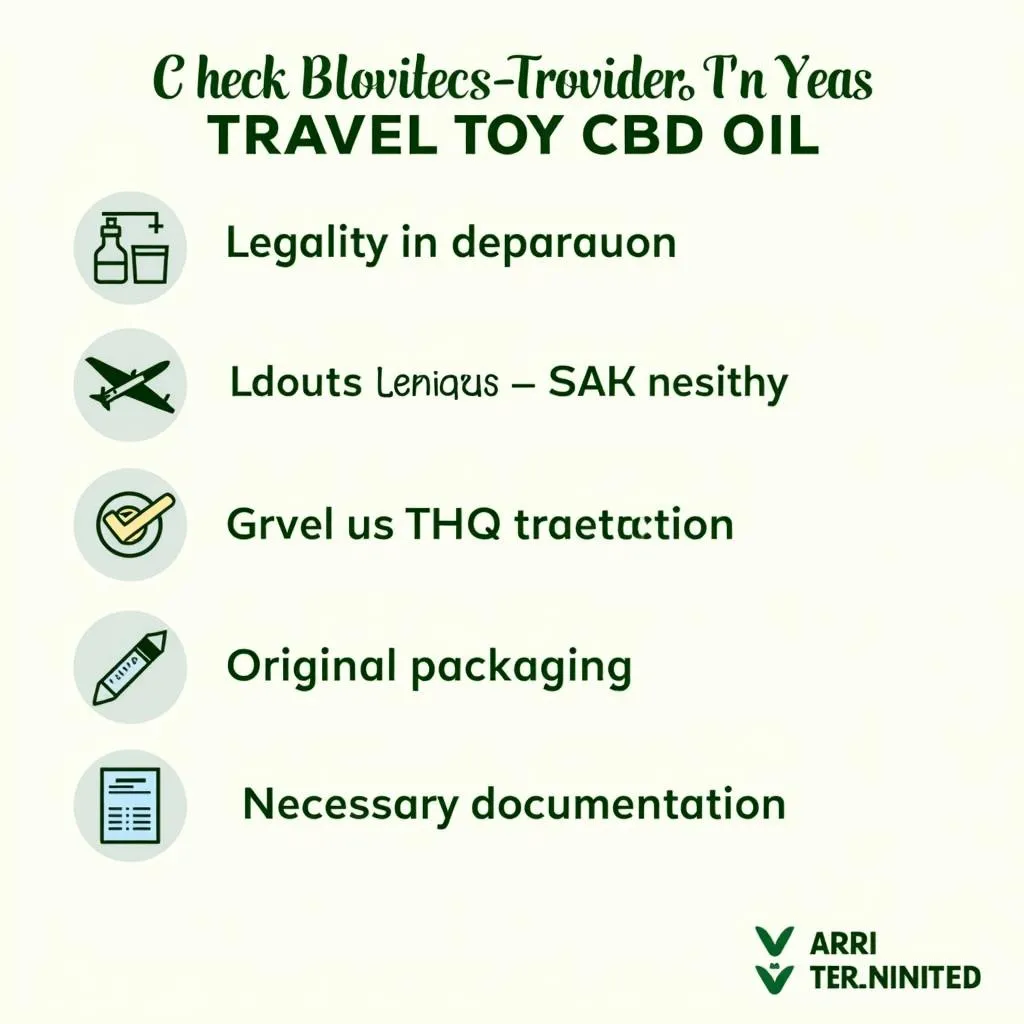 Travel With CBD Oil Checklist