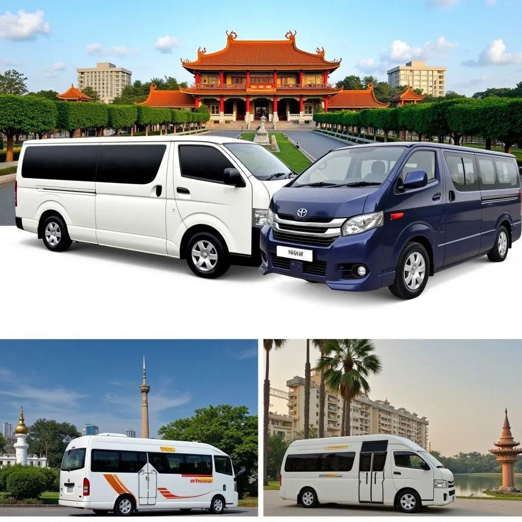 TRAVELCAR's fleet of vehicles available for rent in Hanoi