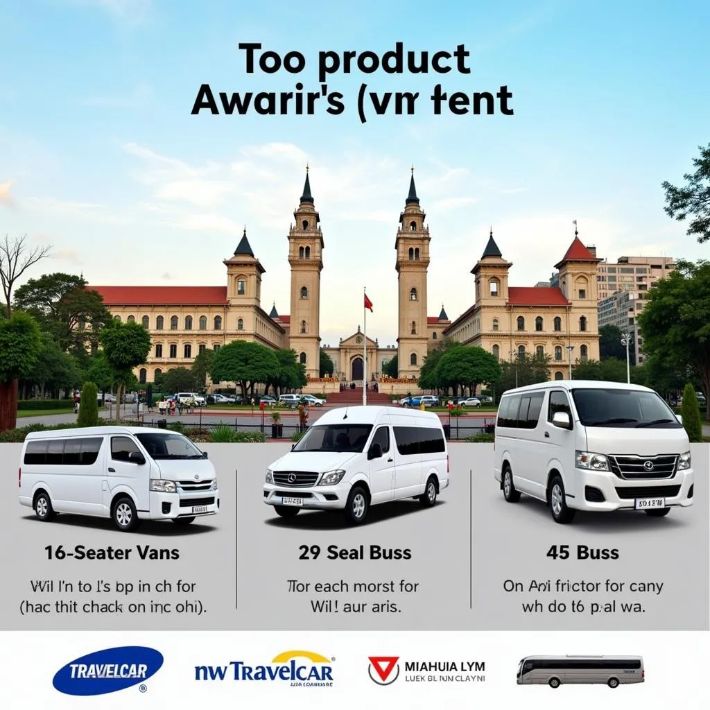 TRAVELCAR fleet for Hanoi tours