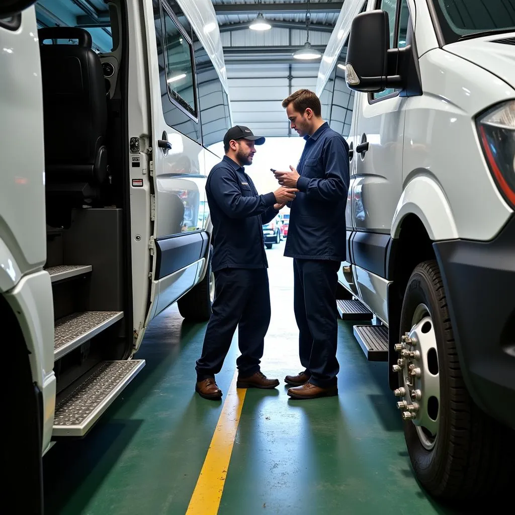 TRAVELCAR fleet undergoing maintenance