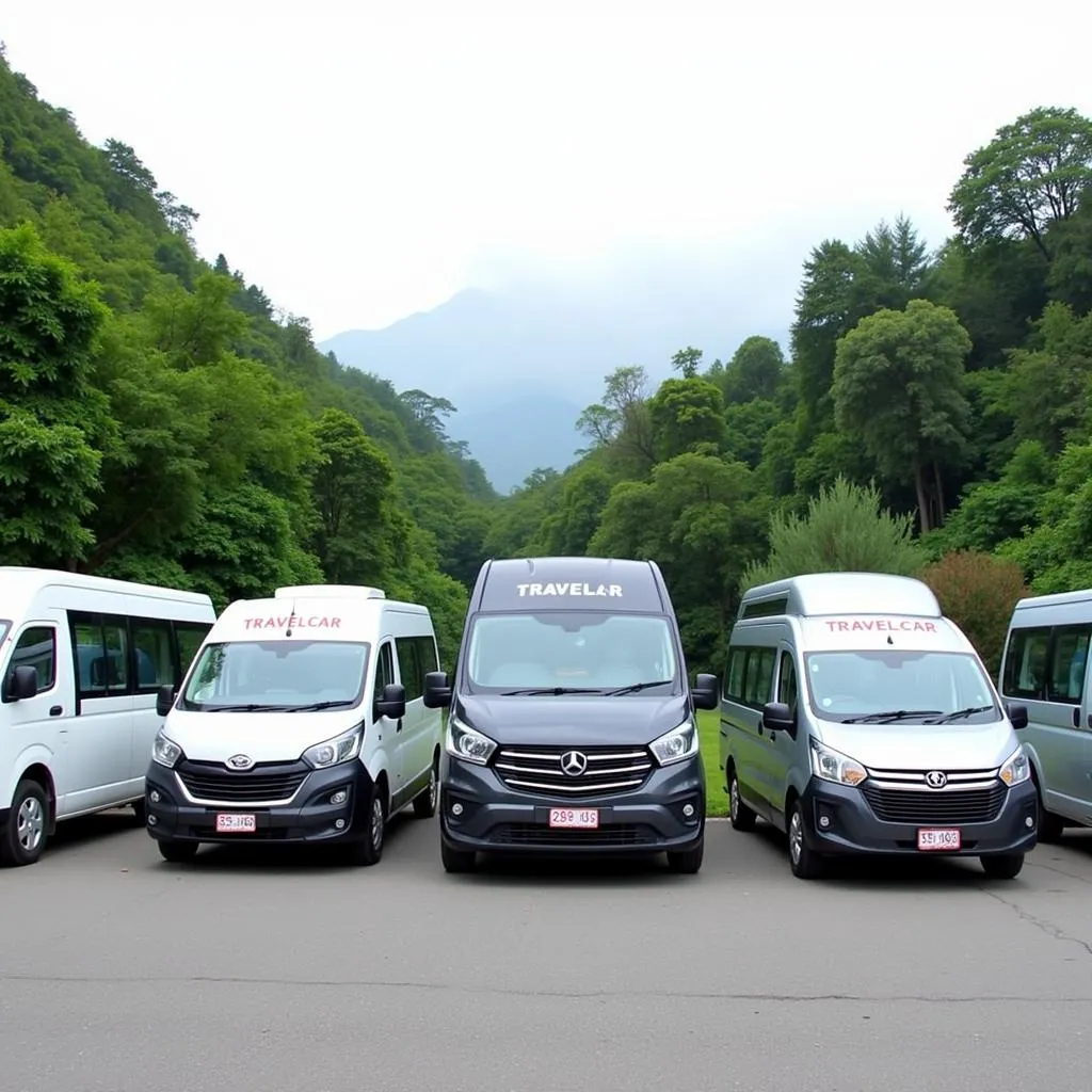 TRAVELCAR's fleet of vehicles in Thu Duc District