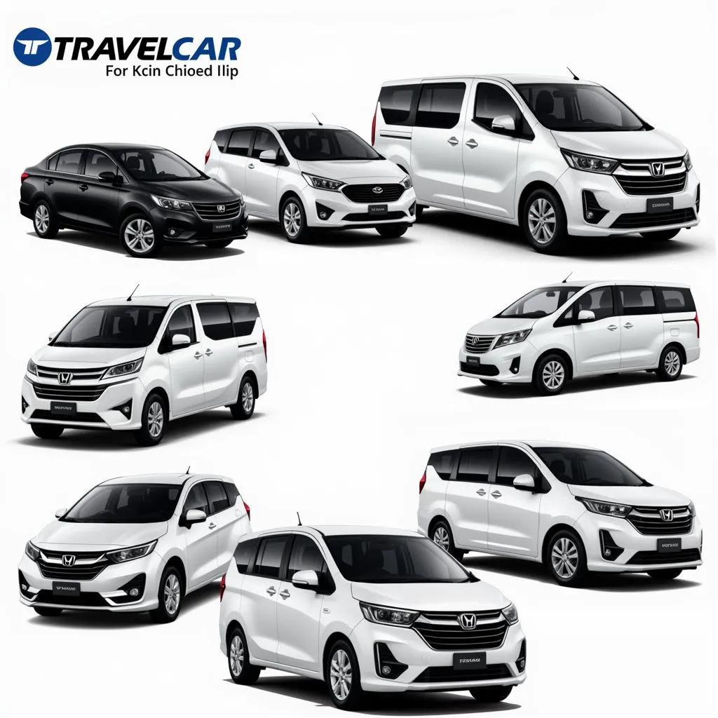 TRAVELCAR's fleet of vehicles for Hanoi city tours