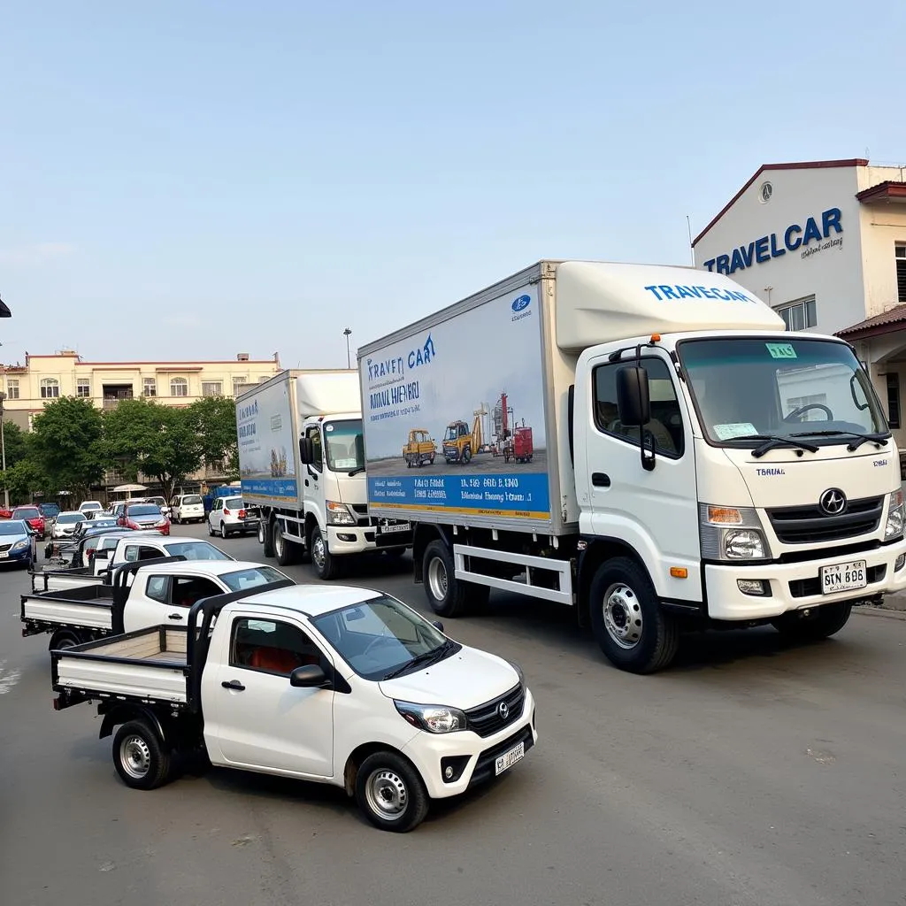 TRAVELCAR truck rental fleet in Hanoi